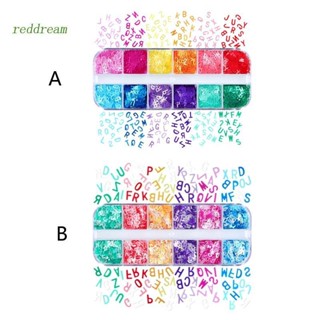 Redd แม่พิมพ์อีพ็อกซี่เรซิ่น UV รูปตัวอักษรภาษาอังกฤษ 12 ช่อง ต่อกล่อง