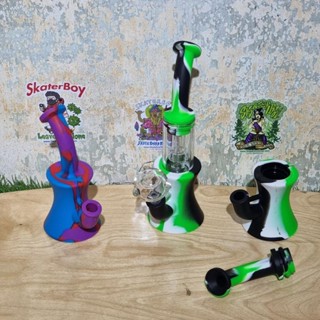 [1004] แจกัญ Silicone ขนาดเล็ก 2แบบ ถอดล้าง่าย ข้อต่อ 14mm