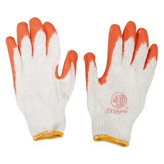 COATED ถุงมือถักเคลือบยางธรรมชาติ กันลื่น PARAGON สีส้มCOATED LATEX GLOVES PARAGON ORANGE