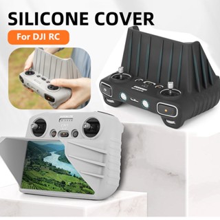 เคสซิลิโคนนิ่ม พร้อมฮู้ดบังแดด อุปกรณ์เสริม สําหรับ DJI RC Controller Mini 3 Pro