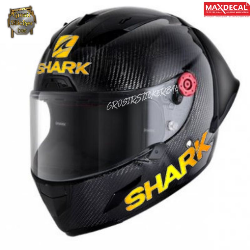 สติ๊กเกอร์ตัดฉลาม สติ๊กเกอร์ติดหมวกกันน็อค SHARK คุณภาพ 1 ชุด