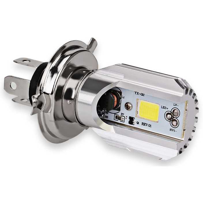 Urbanroad ไฟหน้ารถจักรยานยนต์ H4 ไฟหน้า LED Hs1 6W 6500K 1 ชิ้น - HBMI