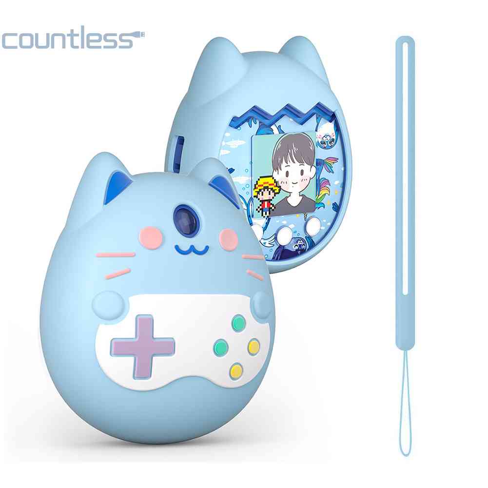 เคสเครื่องเล่นเกมเสมือนจริง แบบซิลิโคน สําหรับ Tamagotchi Pix [countless.th] - รูปที่ 7