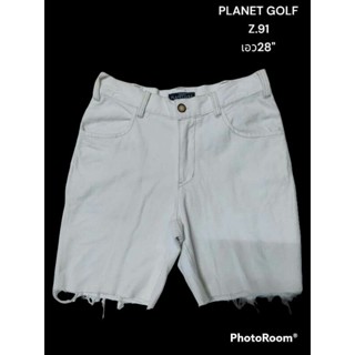 PLANET GOLF แท้ เอว28 "ขาสั้นลูกฟูกชาย