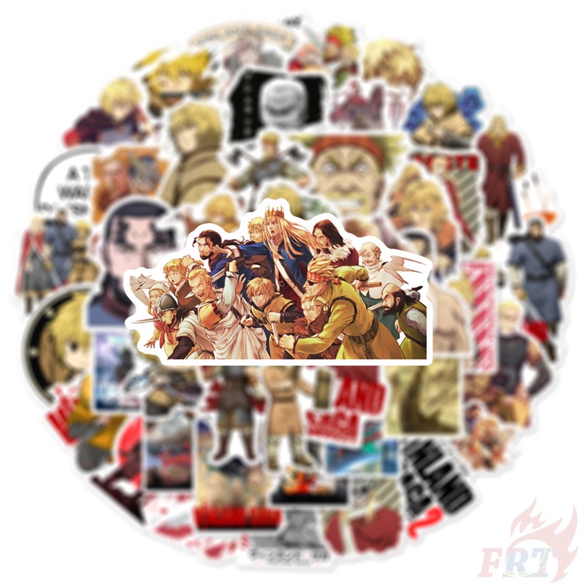 ❉ สติกเกอร์ VINLAND SAGA Series 01 ❉ สติกเกอร์แฟชั่น กันน้ํา DIY 50 ชิ้น/เซต - รูปที่ 5