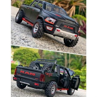 โมเดลรถยนต์ 1:32 Dodge RAM Pickup Diecast Vehicles ของเล่นสําหรับเด็ก