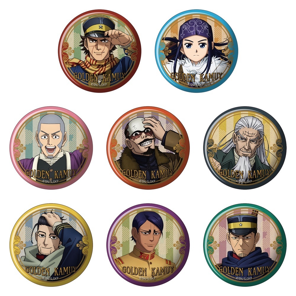 Golden Kamuy เข็มกลัดโลหะ ลายการ์ตูนอนิเมะ Sugimoto Saichi Asirpa Shiraishi Yoshitake Hijikata Toshi