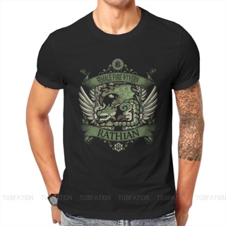 Monster Hunter Game RATHIAN T Shirt Harajuku Alternative High Quality Tshirt Big Size O-Neck Men Clothes_02