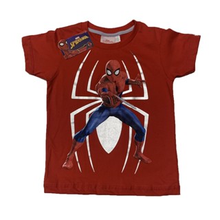 Disney Marvel Avengers Spiderman Web Shooter Metallic Boys Kids And Toddlers Red T-Shirt_04