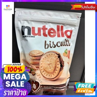 ขนม Nutella Biscuit Pouch บิสกิต สอดไส้เฮเซลนัท 304 g Nutella Biscuit Pouch Biscuit with Hazelnut Filling 304