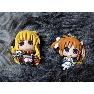 ⭐🌸 พวงกุญแจ Nanoha กับ  Fate Testarossa Limited Mascot 🌸 Magical Girl Lyrical NANOHA The MOVIE 1 st ⭐