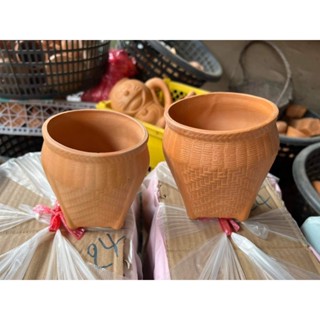กระบุงดินเผา ใส่น้ำทานได้ ไม่เจาะรู ใบละ19บาท ถ่ายวิดีโอก่อนแกะสินค้าทุกครั้งนะค่า