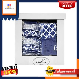 FROLINA ผ้าขนหนู Gift Set FROLINA รุ่น Boy-Graphic ขนาด 30 x 60 นิ้ว / 15 x 30 นิ้ว สีน้ำเงินSetTowelFROLINAModelBoy-Gra