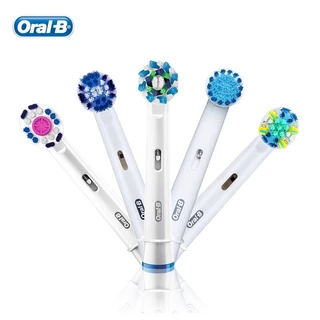 หัวแปรงทดแทน Oral B สําหรับแปรงสีฟันไฟฟ้าแบบหมุน Oral-B ของแท้ฟันไวท์เทนนิ่งขนนุ่มเติม