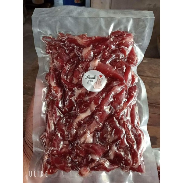 หมูแดดเดียวขนาด 500 กรัมได้ 2 แพค=1กิโลกรัม รูปที่ 2