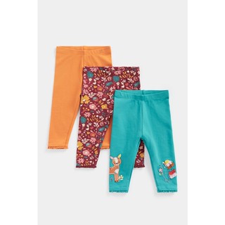 Mothercare Woodland Leggings - 3 Pack CD044 กางเกงเลกกิ้งเด็กผู้หญิง