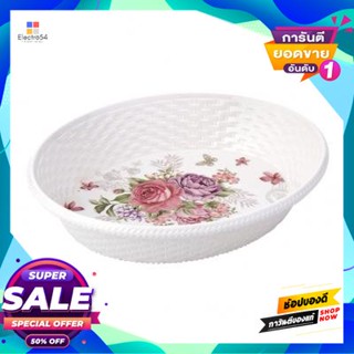 Melamine ถาดเมลามีนทรงกลม Kassa Home รุ่น Yl013611 ขนาด 9 นิ้ว ลาย Peonyround Melamine Tray  Home Model Yl013611 Size 9