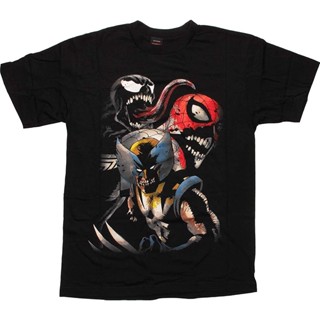 Spiderman Marvel Zombie Venom And Wolverine Limted Edition T Shirt_03