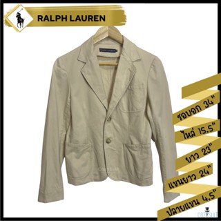 สูทผู้หญิง Ralph Lauren สีครีมเบจ ไร้ตำหนิ