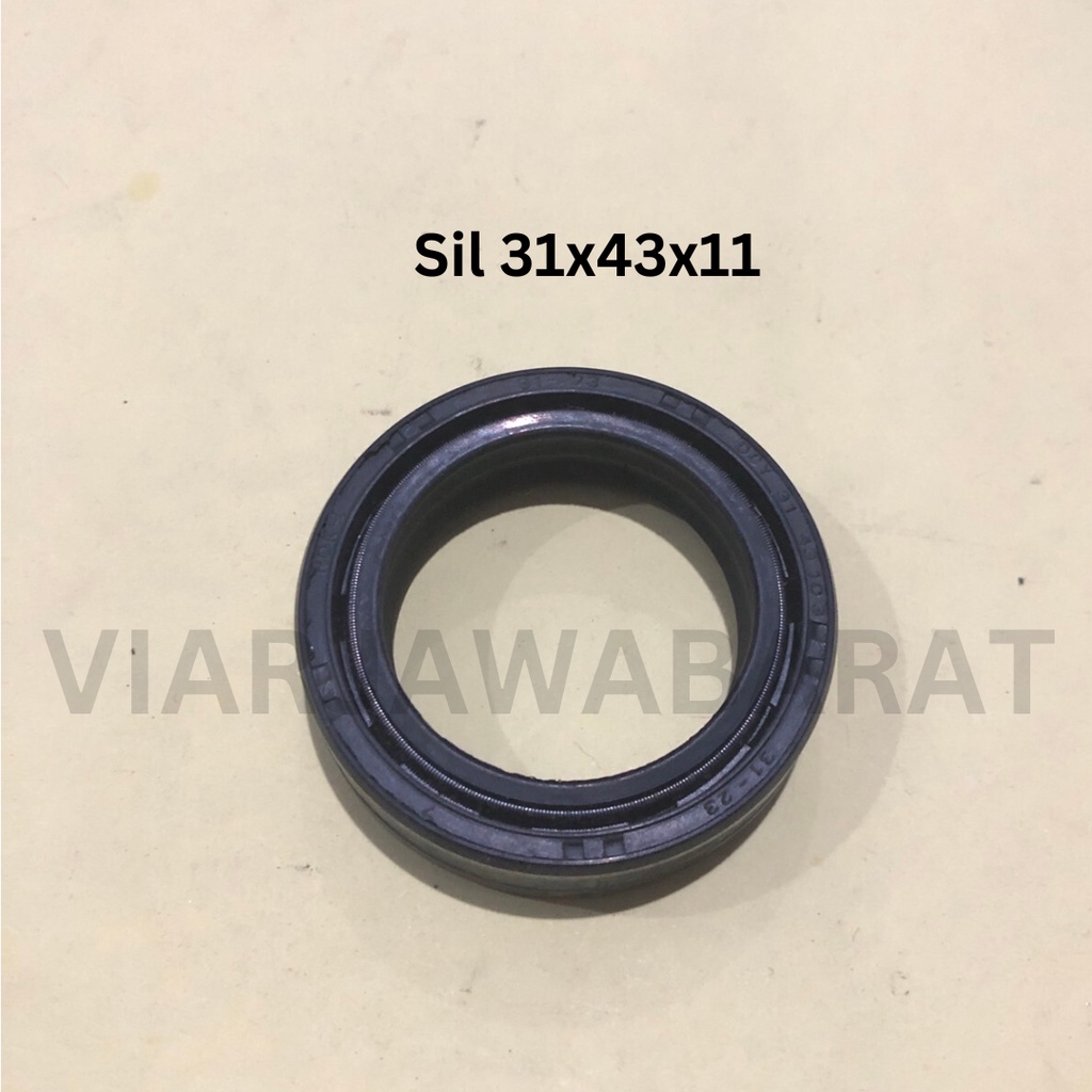 TM-31431 SHOCK SEAL : 31mm : 31x43x10.5/11 (หนา) / Sil 31 43 11