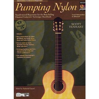 หนังสือกีต้าร์ Pumping Nylon: Intermediate to Advanced (w/CD)