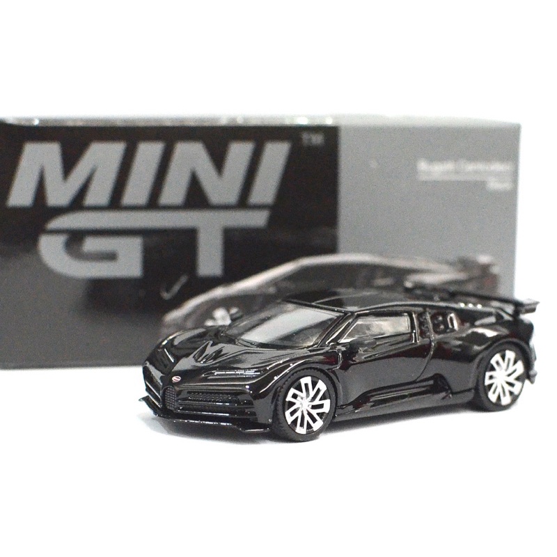 MINI GT 1/64 466 BUGATTI CENTODIECI สีดํา