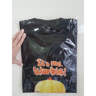 เสื้อยืด ITS ME WARBIE! BLACK T-SHIRT สีดำ size M