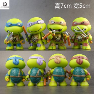 Joint movable เต่านินจาวัยรุ่น TMNT ตุ๊กตาทำด้วยมือเต่านินจาของเล่นเด็กเนื้อมนุษย์ตกแต่งของขวัญ