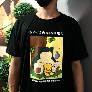 Pokemon Snorlax Sleep Tight Baby Anime Shirt 『Cotton Spandex』  Leighkt Collection_07