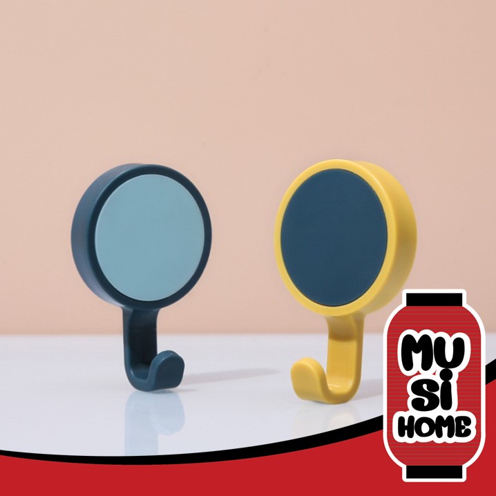 【ฺMUSI.HOME ราคาถูก】ตะขอติดผนัง 1 แพ็ค 3 ชิ้น พาสเทล สไตล์มินิมอล ที่แขวน ที่แขวนติดผนัง ตะขอ ไม่ต้องเจาะ P6