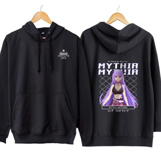 เสื้อแจ็กเก็ต มีฮู้ด ผ้าฝ้าย 100% พิมพ์ลายอนิเมะ MYTHIA BATFORD - INDEPENDENT