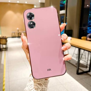 เคส OPPO Reno 8T A78 5G A17 A16 A16K A5 A9 2020 A7 A12 E A5S เคสโทรศัพท์มือถือแบบนิ่ม กันกระแทก ลายคู่รัก สําหรับ