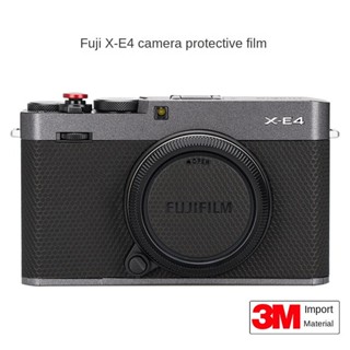 สติกเกอร์ฟิล์มคาร์บอนไฟเบอร์ ผิวด้าน ป้องกันกล้อง สําหรับ Fuji X-E4 XE4 3M