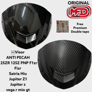 Visor F1ZR Antem 125ZR 125Z JUPITER Z VEGA ZR SATRIA Shark MIO ฯลฯ Pnp มอเตอร์กระจกหน้ารถจักรยานยนต์ ลายวัว สีดํา F1ZR