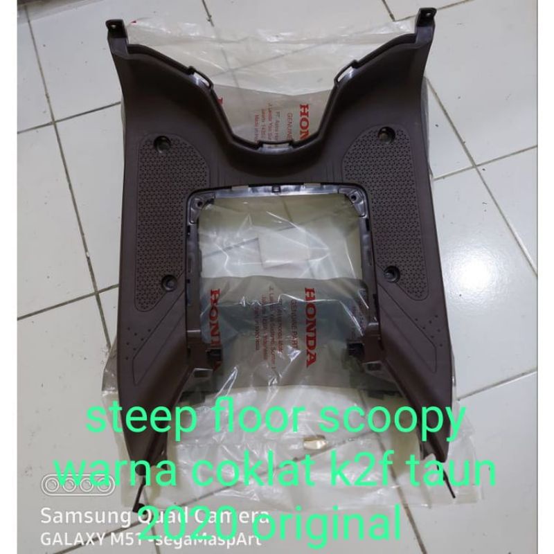 Step Floor Cover Floor Bordes Footrest Scoopy fi LED New K2F BROWN 2020
