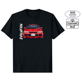 เสื้อยืด RACING เสื้อซิ่ง CAR [COTTON 100%] [MITSU EVOLUTION [3]]