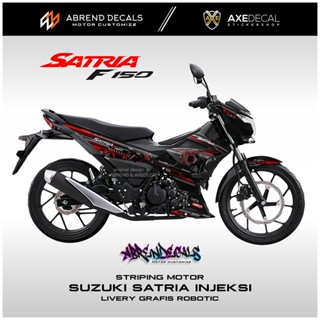 SUZUKI สติกเกอร์ ลายกราฟฟิค SATRIA ออกแบบใหม่ สําหรับติดตกแต่งรถจักรยานยนต์