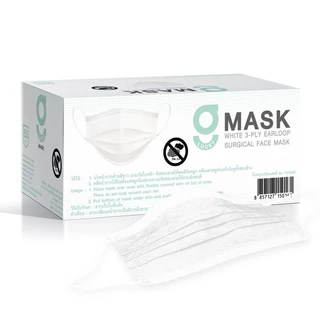 KSG หน้ากากอนามัยทางการแพทย์ SURE MASK G MASK ระดับ 2หนา 3 ชั้น ป้องกันฝุ่น PM2.5