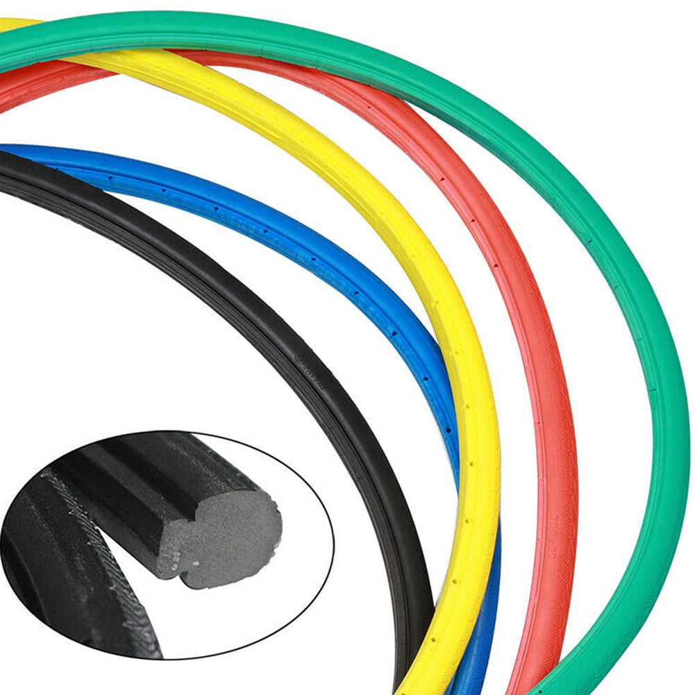 ✨700x23c ยางรถจักรยานแมลงวันตายยางรถจักรยานเสือหมอบสีพองฟรี -ยางกันรอย