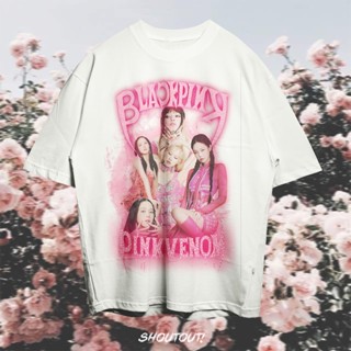 Pink VENOM KPOP OVERSIZE BOOTLEG VINTAGE RAP TEE_05