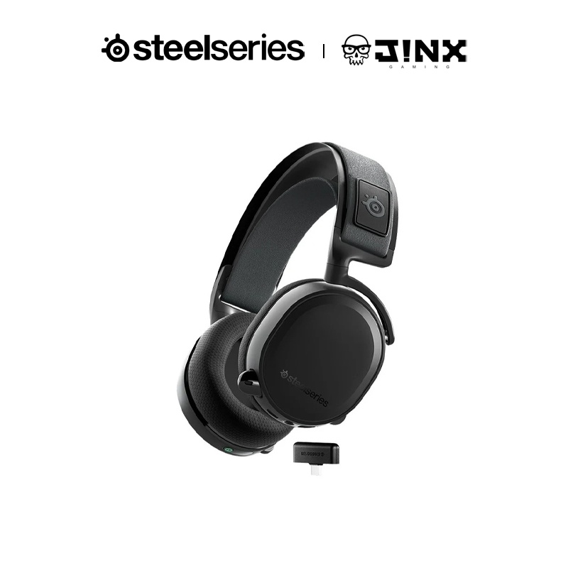 SteelSeries Arctis 7+ Black หูฟังเกมมิ่งไร้สาย - ประกันศูนย์ 1 ปี
