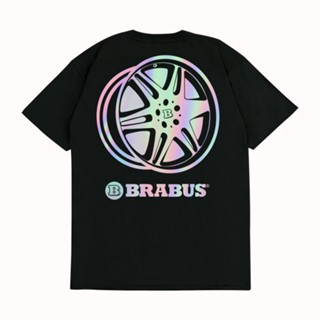 เสื้อยืด พิมพ์ลายโลโก้ Brabus Monoblock 6th HOLOGRAM สําหรับผู้ชาย