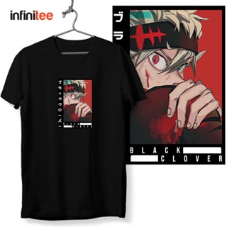 Infinitee Black Clover Asta Manga Anime Shirt in Black Tshirt For Men Women T Shirt Tops Tees MNL_01