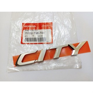 75722-TM0-T00 ∙ ตัวหนังสือ"CITY"ติดฝาท้าย CT"09-12 แท้ Emblem / Logo CITY Tahun 2009-2013 Genuine!!!