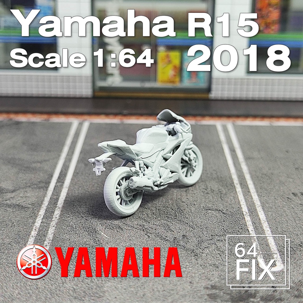 โมเดล Yamaha R15 2018 ขนาด 1:64 รูปที่ 4