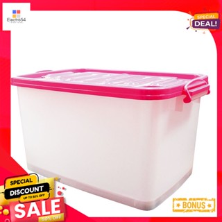 เอโร่Containerwith ขนาดกล่องล้อเลื่อนพร้อมฝาล็อก70.5 ลิตรaroPlastic Containerwith 70.5 LidL