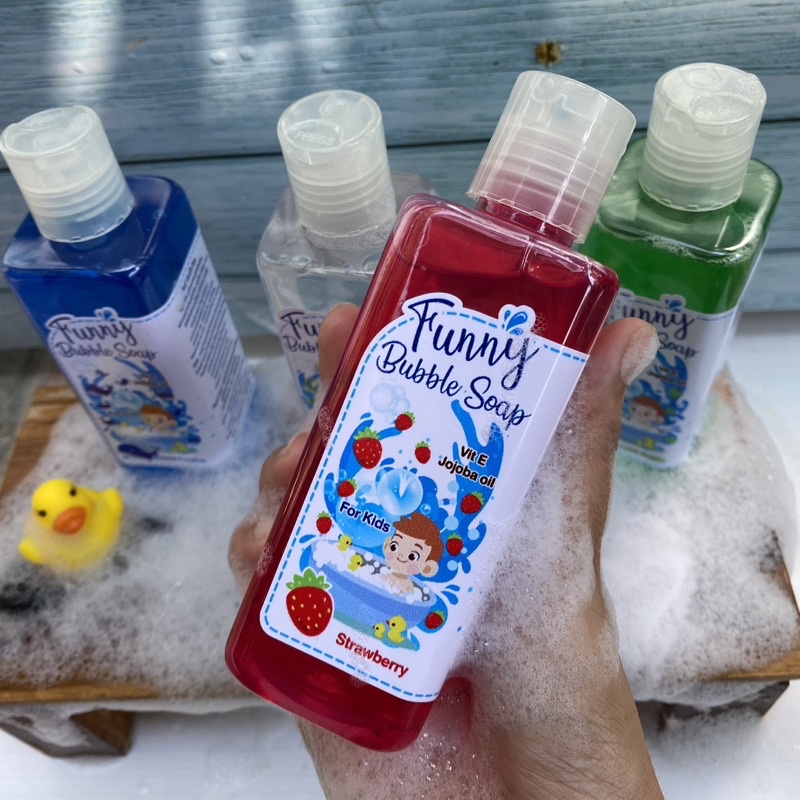 สบู่ทำฟอง สูตรอ่อนโยน เฉพาะสำหรับเด็ก
