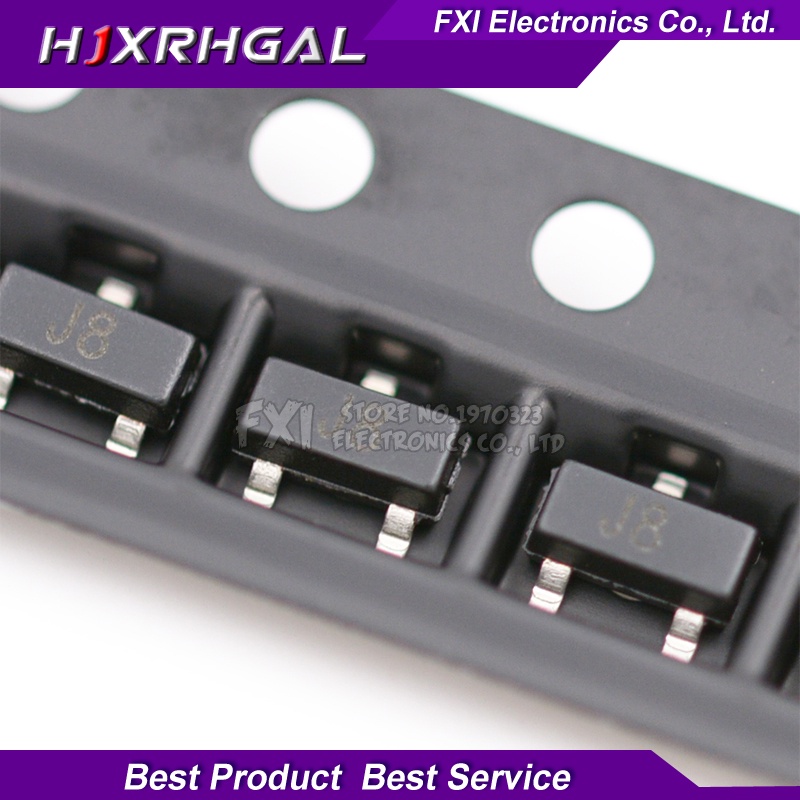 100PCS S9018 9018 SOT23 SOT SMD J8 SOT-23 SOT23-3 ทรานซิสเตอร์ใหม่