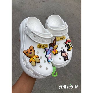 New รองเท้าแตะแบบสวมCrocs รองเท้าแตะของผู้หญิงมาใหม่W6…W9 36….40🥳🥳🥳