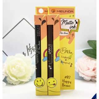 MC3080 Meilinda Matte Ink Pen Liner เมลินดา แมทท์ อิงค์ อายไลนเนอร์